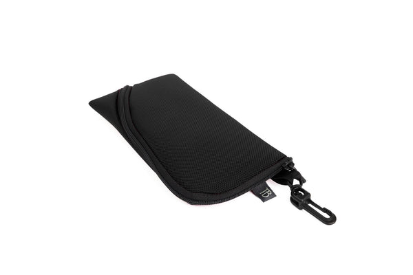 A Small Ghost Whale Pouch in Black.